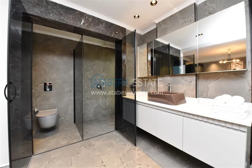 Приобрести Видовая вилла в горах – Алания, район Каргыджак меблированная с частным бассейном 25