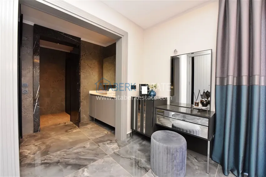 Приобрести Видовая вилла в горах – Алания, район Каргыджак меблированная с частным бассейном 26