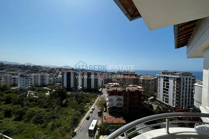 Приобрести Видовой пентхаус в районе Тосмур с мебелью в жилом комплексе 25 