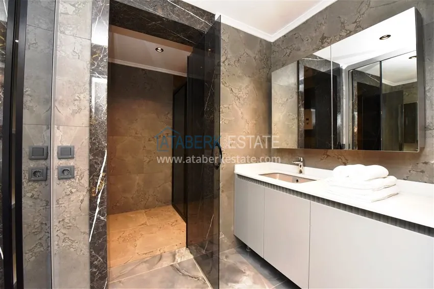 Приобрести Видовая вилла в горах – Алания, район Каргыджак меблированная с частным бассейном 27