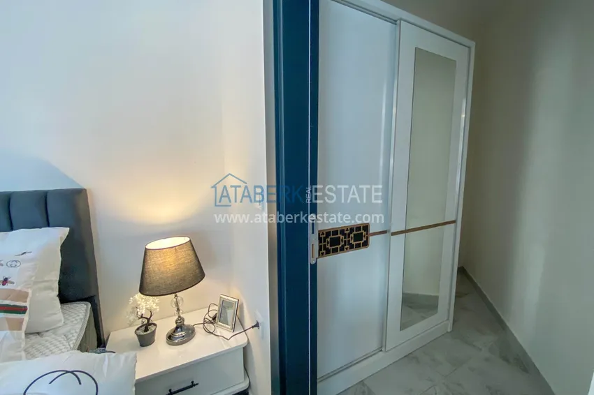 Приобрести Пентхаус в Алании - район Махмутлар, двухуровневый с новой мебелью 30