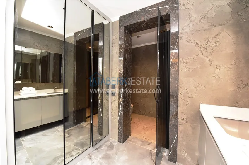 Приобрести Видовая вилла в горах – Алания, район Каргыджак меблированная с частным бассейном 28