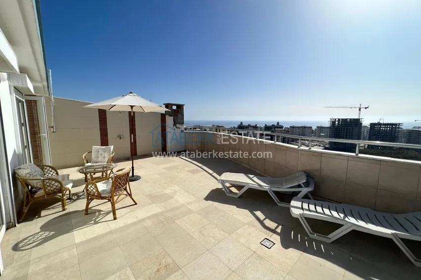 Приобрести Пентхаус в Махмутларе с мебелью, видом на море и горы  33 