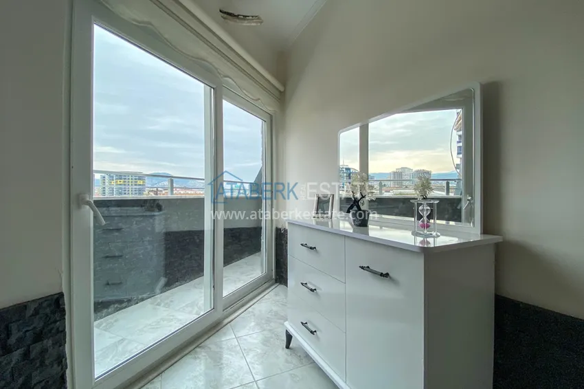 Приобрести Пентхаус в Алании - район Махмутлар, двухуровневый с новой мебелью 31