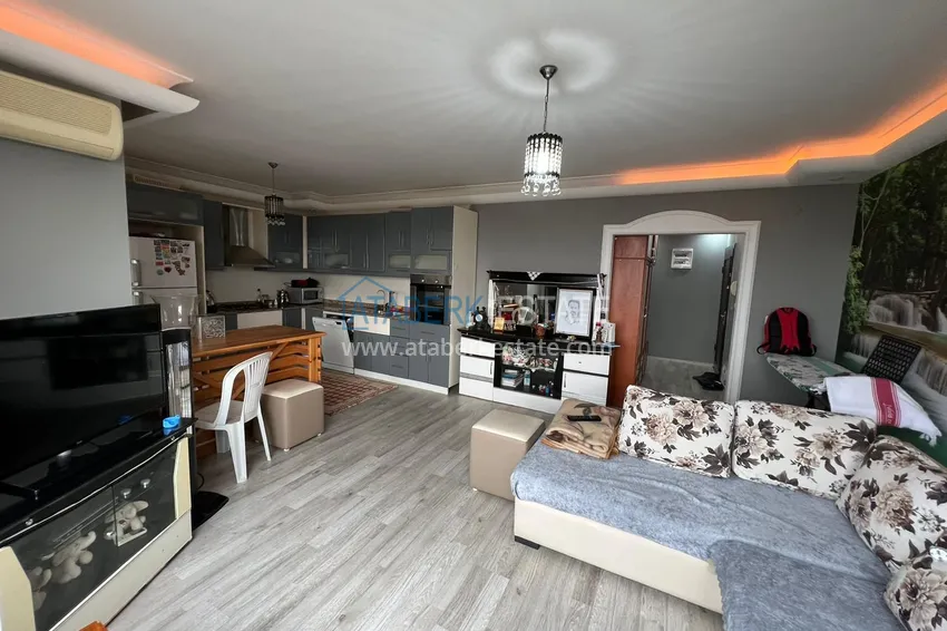 Приобрести Квартира в Махмутларе с мебелью, видом на горы в жилом комплексе 2 