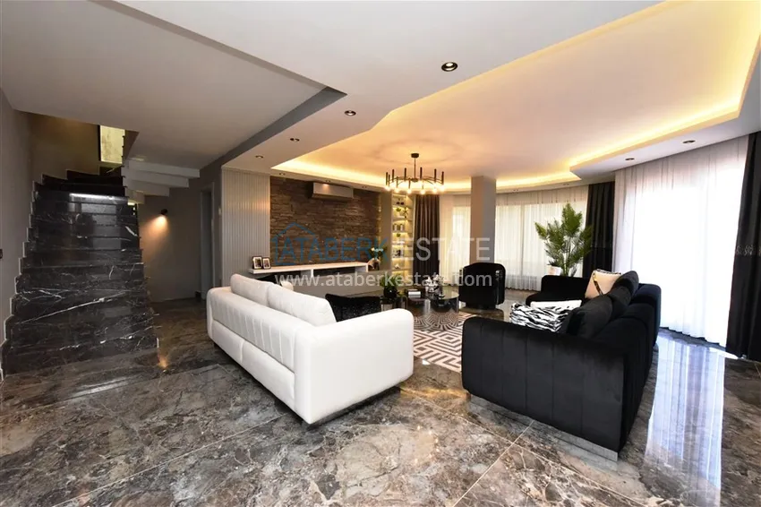 Приобрести Видовая вилла в горах – Алания, район Каргыджак меблированная с частным бассейном 3