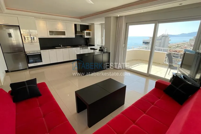 Приобрести Пентхаус-дуплекс в Махмутларе с прямым видом на море и горы, первая береговая 2 