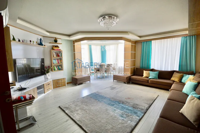 Приобрести Дуплекс в центре Алании в комплексе с бассейном и видом на горы 3 