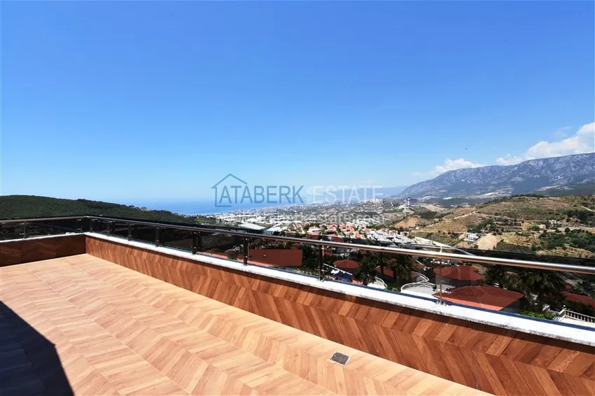 Приобрести Видовая вилла в горах – Алания, район Каргыджак меблированная с частным бассейном 39