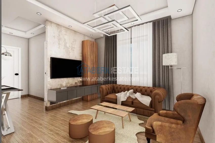 Приобрести Квартира в Авсалларе в строящемся комплексе от инвестора на расстоянии 1,2 км от Средиземного моря 3 