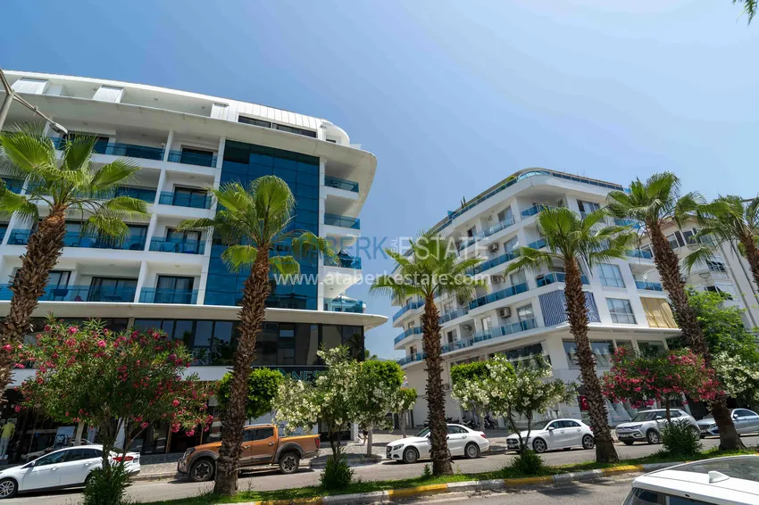 Срочная продажа! Квартира в центре Алании с новой мебелью в престижном комплексе 3 