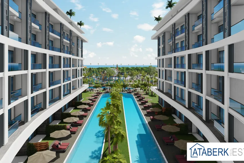 Квартира в Алании – район Тюрклер от инвестора в роскошном комплекс-отеле 4