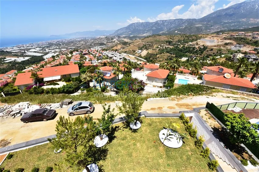 Приобрести Видовая вилла в горах – Алания, район Каргыджак меблированная с частным бассейном 42