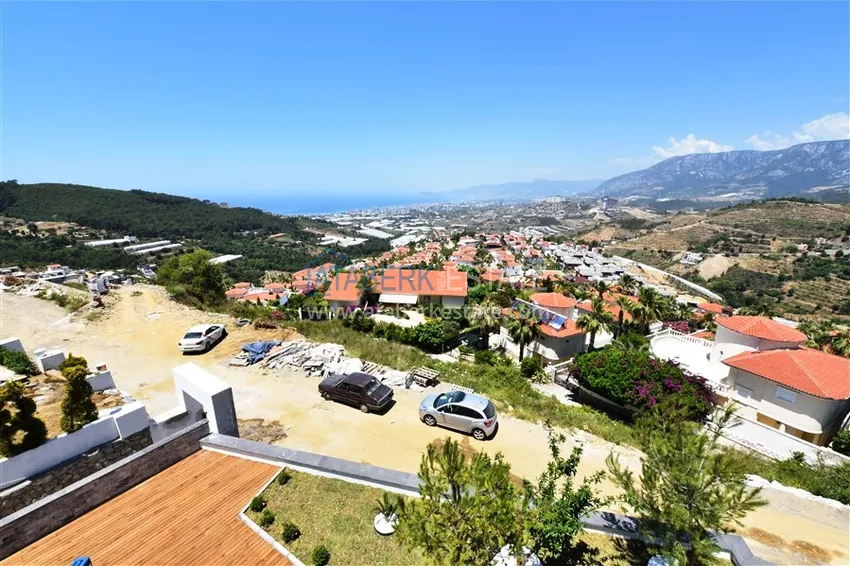 Приобрести Видовая вилла в горах – Алания, район Каргыджак меблированная с частным бассейном 43