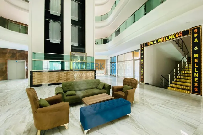 Квартира в Махмутларе с мебелью и видом на море с развитой инфраструктурой 13 