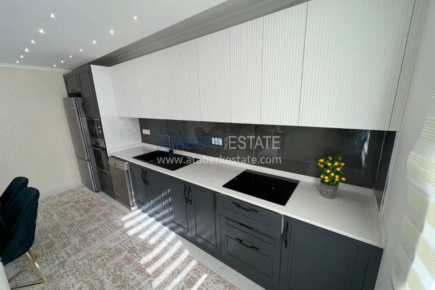 Приобрести Пентхаус-дуплекс в Махмутларе меблированный, с сауной и видом на море 4 