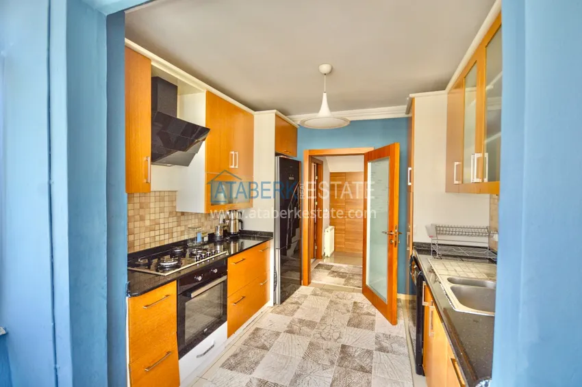 Приобрести Дуплекс в центре Алании в комплексе с бассейном и видом на горы 5 