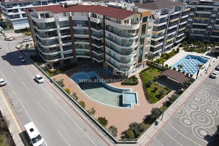 Квартира-дуплекс в Алании район Кестель с мебелью и открытым видом на море 4 