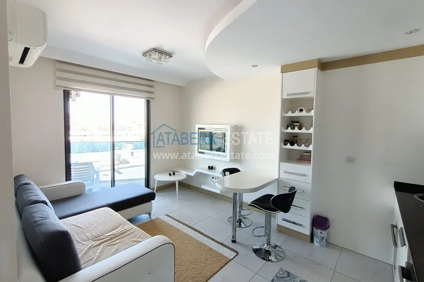 Приобрести Квартира в центре Алании - район пляжа Клеопатра, двухкомнатная с мебелью 4 