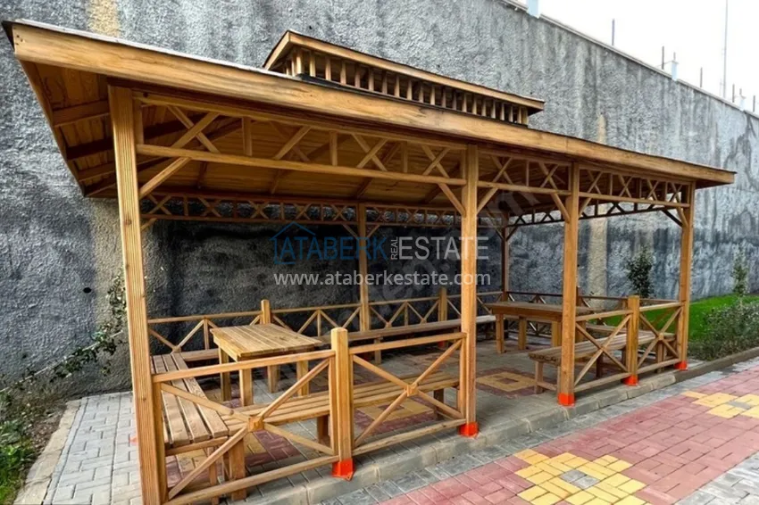 Квартира в Махмутларе со стильным интерьером, отдельной кухней и видом на море 6 