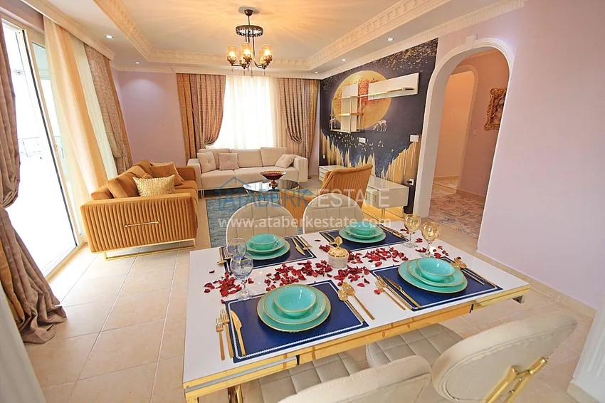Приобрести Квартира в Махмутларе с авторским ремонтом, застекленными балконами и видом на море 5 