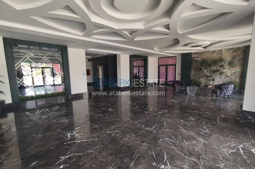 Квартира в Махмутларе со стильным интерьером, отдельной кухней и видом на море 7 