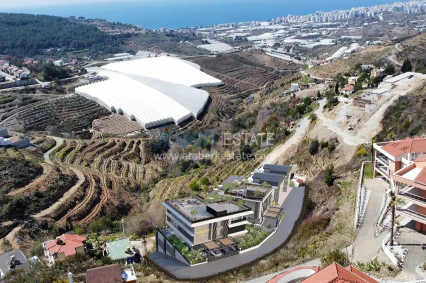 Вилла в Каргыджаке в эксклюзивном комплексе на этапе строительства  5 