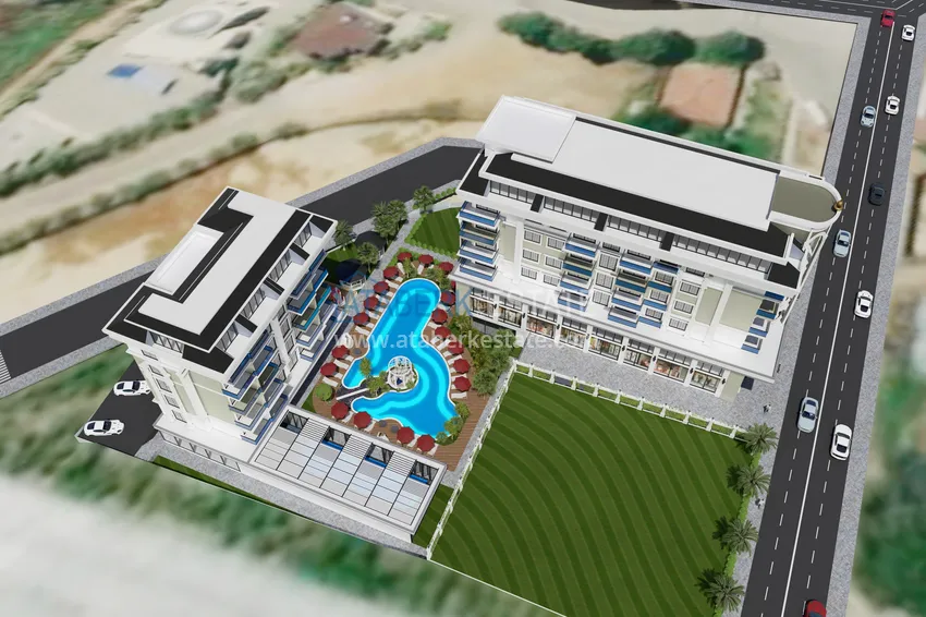 Квартира в новом жилом комплексе в районе Каргыджак в Алании 5