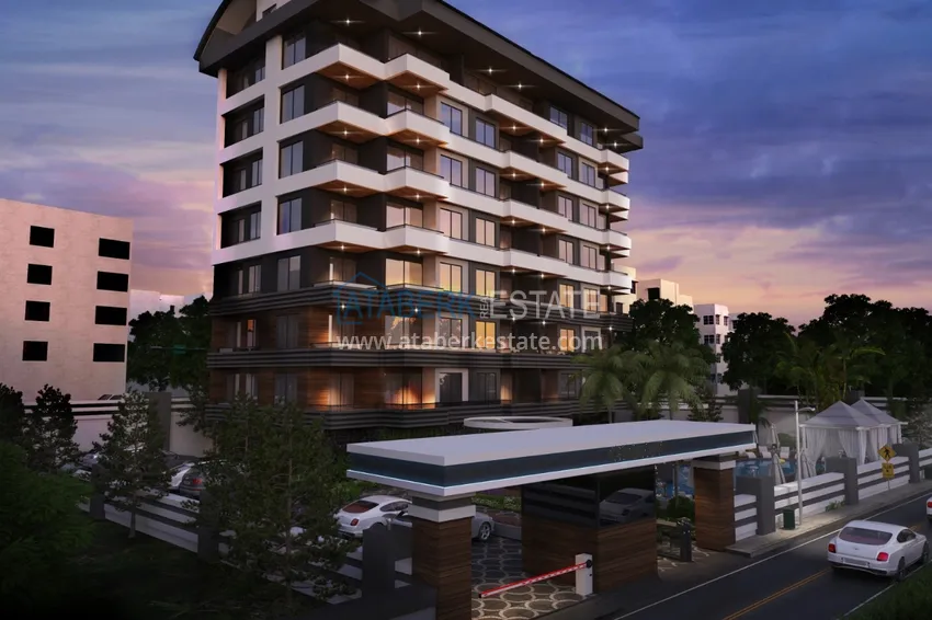 Квартира в Авсалларе в строящемся комплексе от инвестора на расстоянии 1,2 км от Средиземного моря 6 