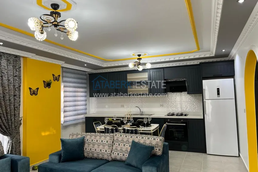 Приобрести Квартира в Махмутларе меблированная в комплексе комфорт-класса 6 