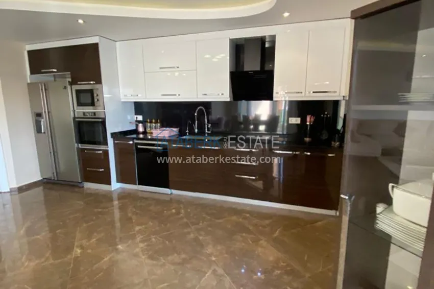 Приобрести Квартира-дуплекс в Алании район Кестель с мебелью и открытым видом на море 6 