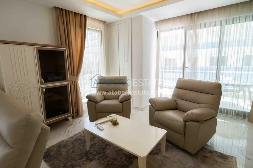 Приобрести Срочная продажа! Квартира в центре Алании с новой мебелью в престижном комплексе 6 