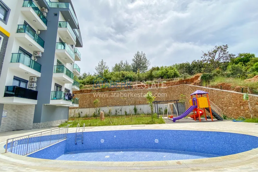 Садовый дуплекс в Алании – район Оба с чистовой отделкой и новой мебелью 6 