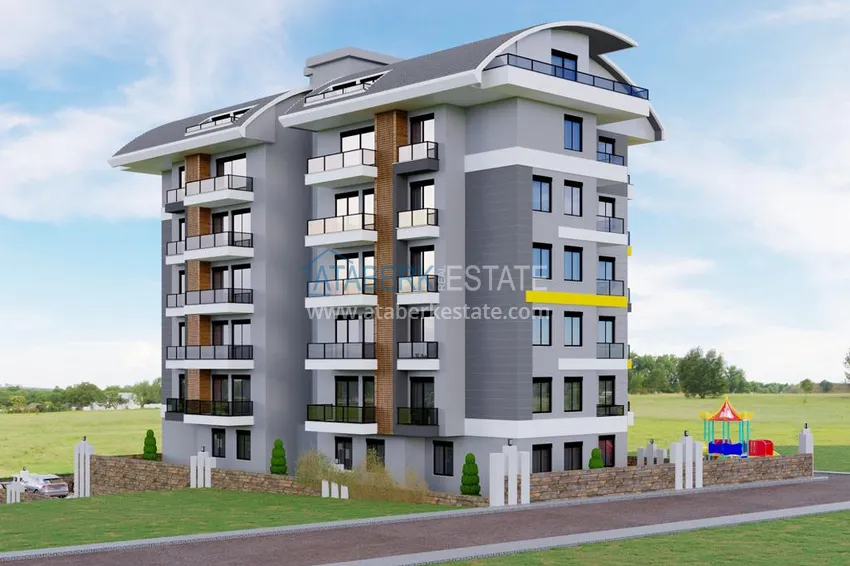 Квартира с чистовой отделкой в Авсалларе в строящемся комплексе от инвестора 5