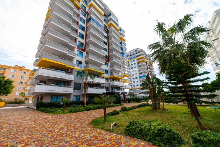 Дуплекс в Махмутларе с видом на море и горы в комплексе на первой береговой 7 