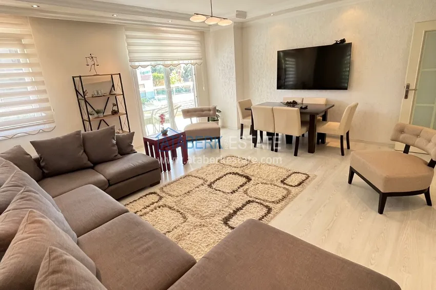 Приобрести Квартира в центре Алании, трехкомнатная с мебелью и отдельной кухней 6 