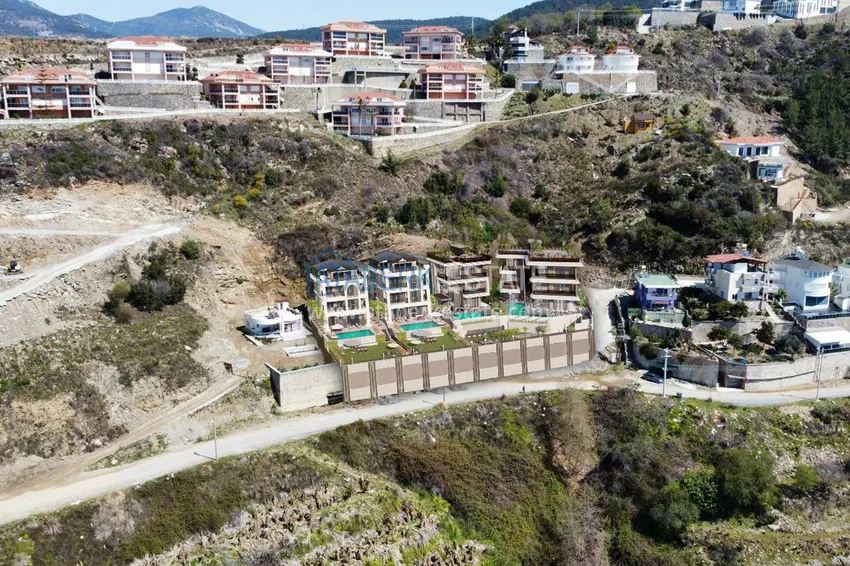 Вилла в Каргыджаке в эксклюзивном комплексе на этапе строительства  6 