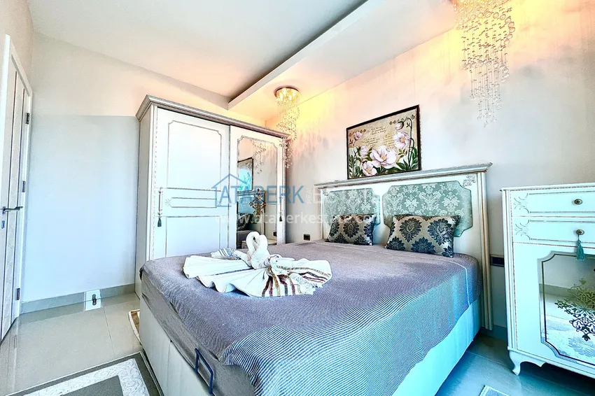 Приобрести Квартира в Махмутларе меблированная с открытым видом на море  7 