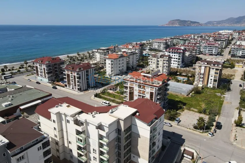 Квартира-дуплекс в Алании район Кестель с мебелью и открытым видом на море 6 