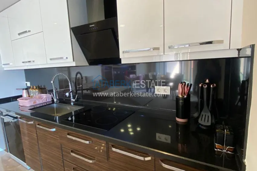 Приобрести Квартира-дуплекс в Алании район Кестель с мебелью и открытым видом на море 7 