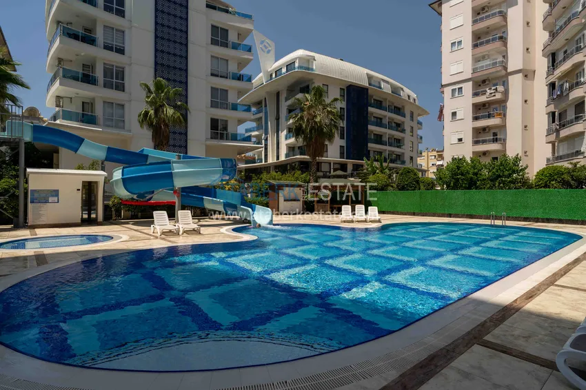 Срочная продажа! Квартира в центре Алании с новой мебелью в престижном комплексе 6 