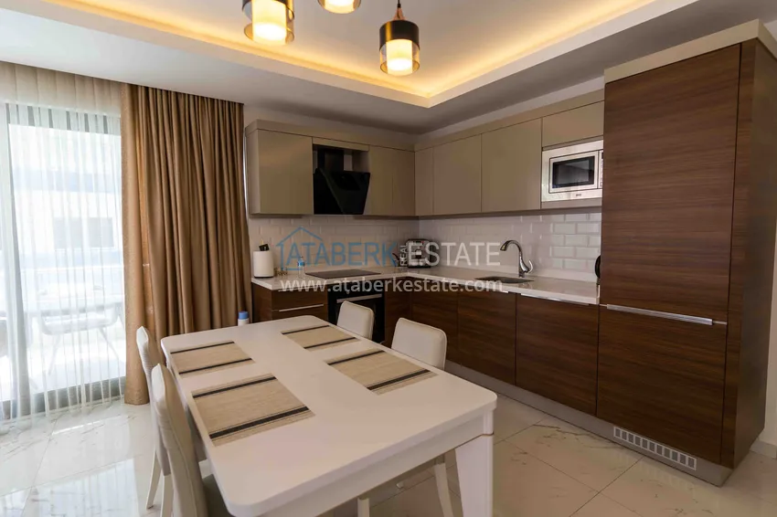 Приобрести Срочная продажа! Квартира в центре Алании с новой мебелью в престижном комплексе 7 