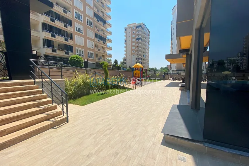 Квартира Махмутларе меблированная с отдельной кухней и частичным видом на море 7 