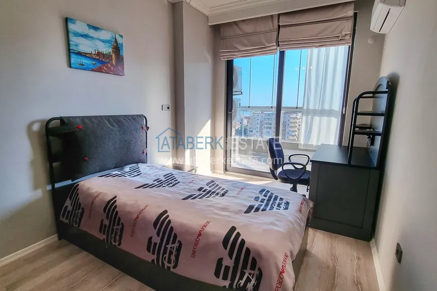 Приобрести Квартира в Махмутларе со стильным интерьером, отдельной кухней и видом на море 10 