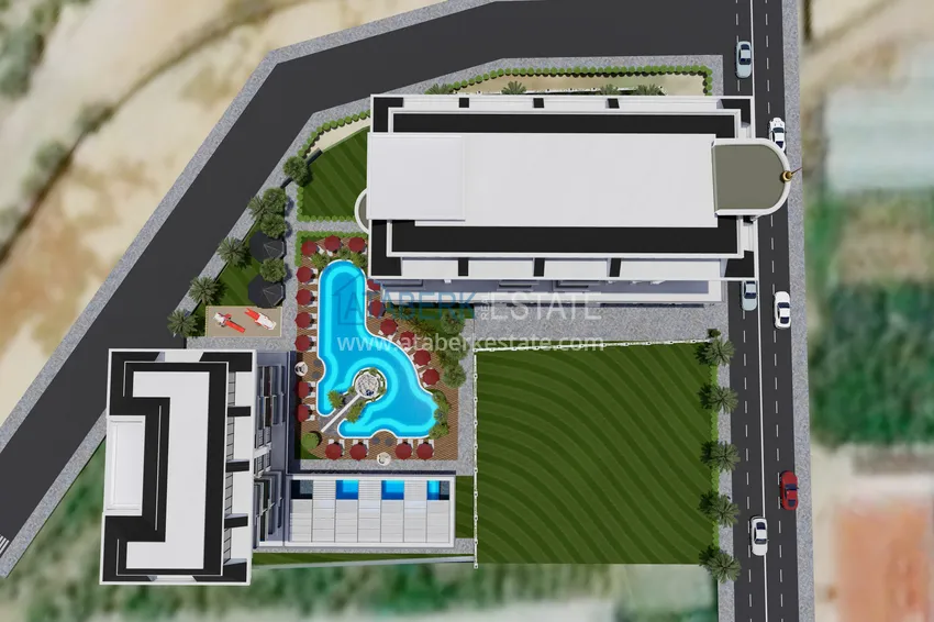 Квартира в новом жилом комплексе в районе Каргыджак в Алании 7