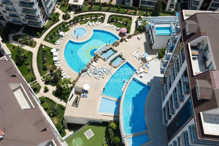 Квартира в Оба меблированная с видом на горы и море 10 