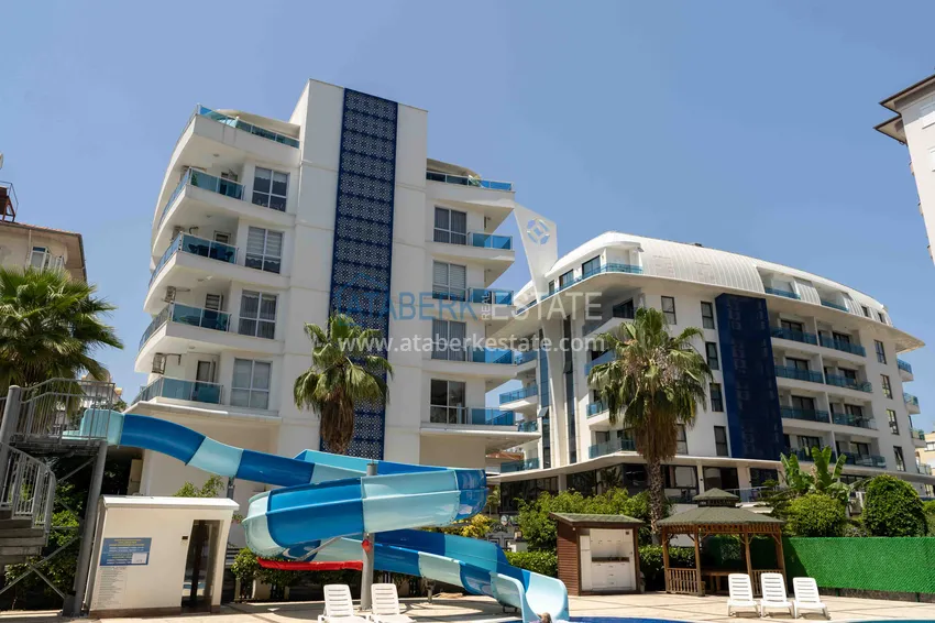 Срочная продажа! Квартира в центре Алании с новой мебелью в престижном комплексе 7 