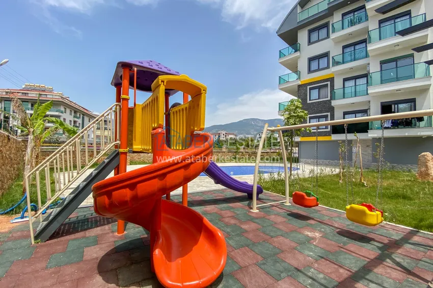 Садовый дуплекс в Алании – район Оба с чистовой отделкой и новой мебелью 8 