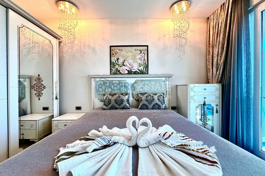 Приобрести Квартира в Махмутларе меблированная с открытым видом на море  9 