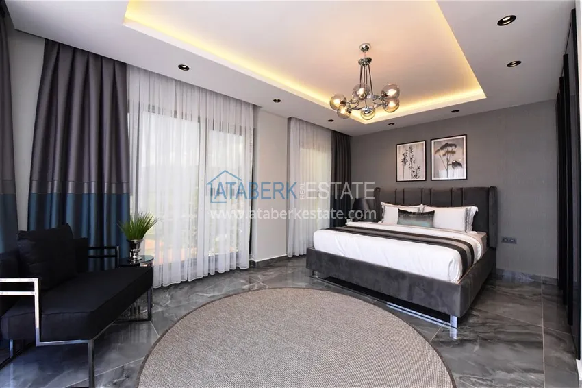 Приобрести Видовая вилла в горах – Алания, район Каргыджак меблированная с частным бассейном 8